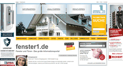 Desktop Screenshot of fenster1.de