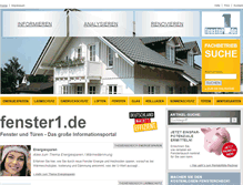 Tablet Screenshot of fenster1.de